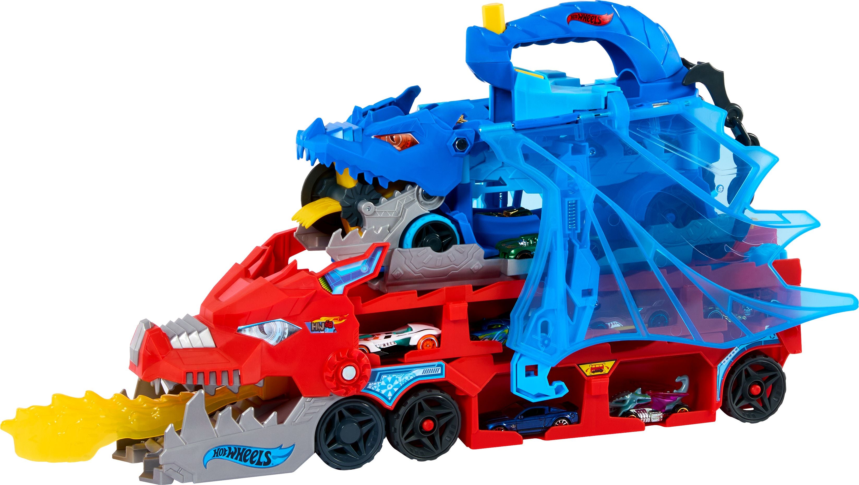 Hot Wheels City Hot Wheels ultimativer 2-in-1 Drachentransporter - Bild 6