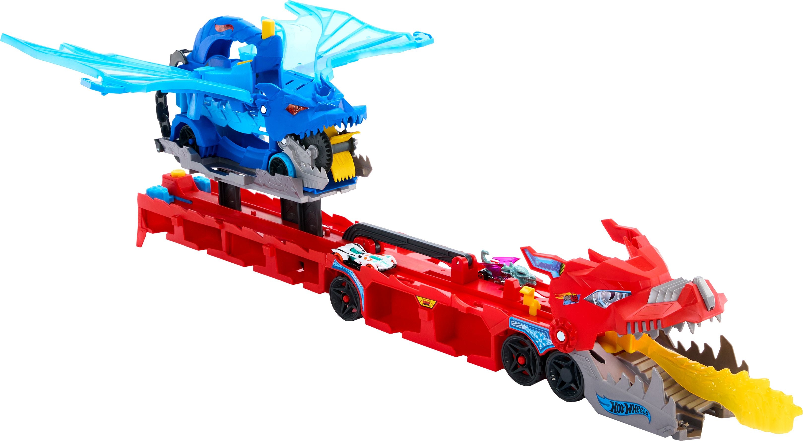 Hot Wheels City Hot Wheels ultimativer 2-in-1 Drachentransporter - Bild 3