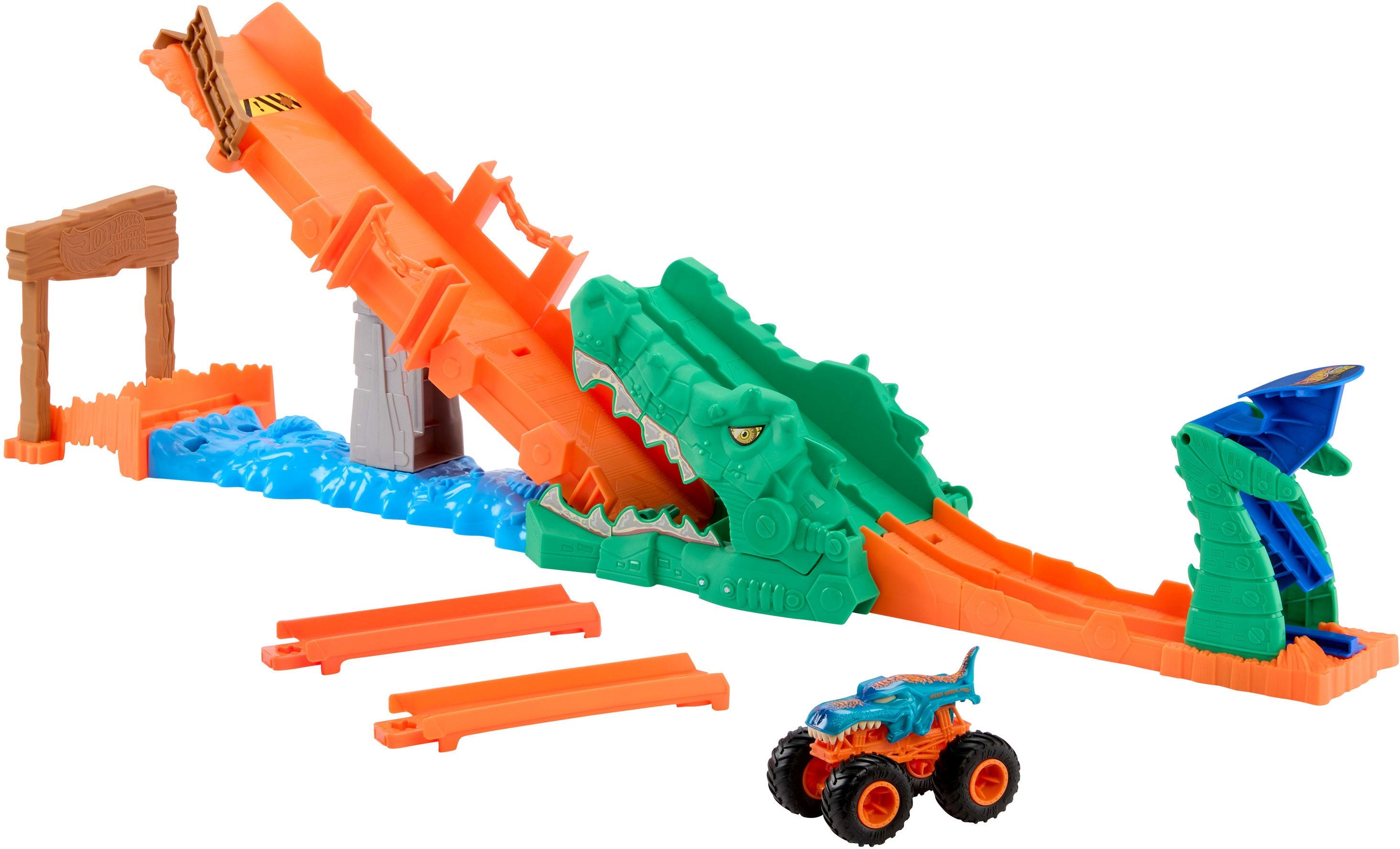 Hot Wheels Monster Truck Krokodil Crash Challenge - Bild 5