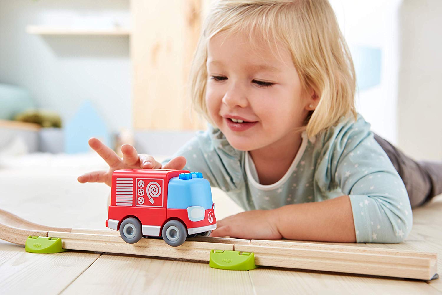 HABA Kullerbü Batterie - Feuerwehrauto 304819 - Bild 2