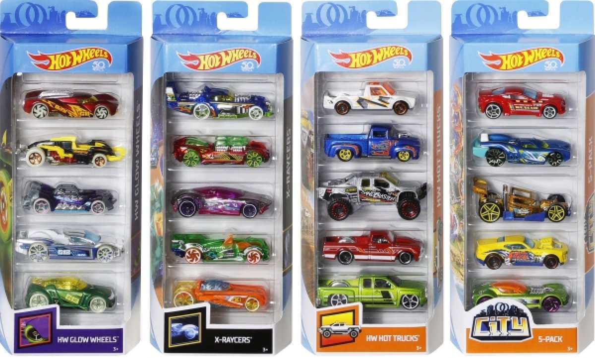 Hot Wheels 5er Fahrzeug - Geschenkset - Bild 1