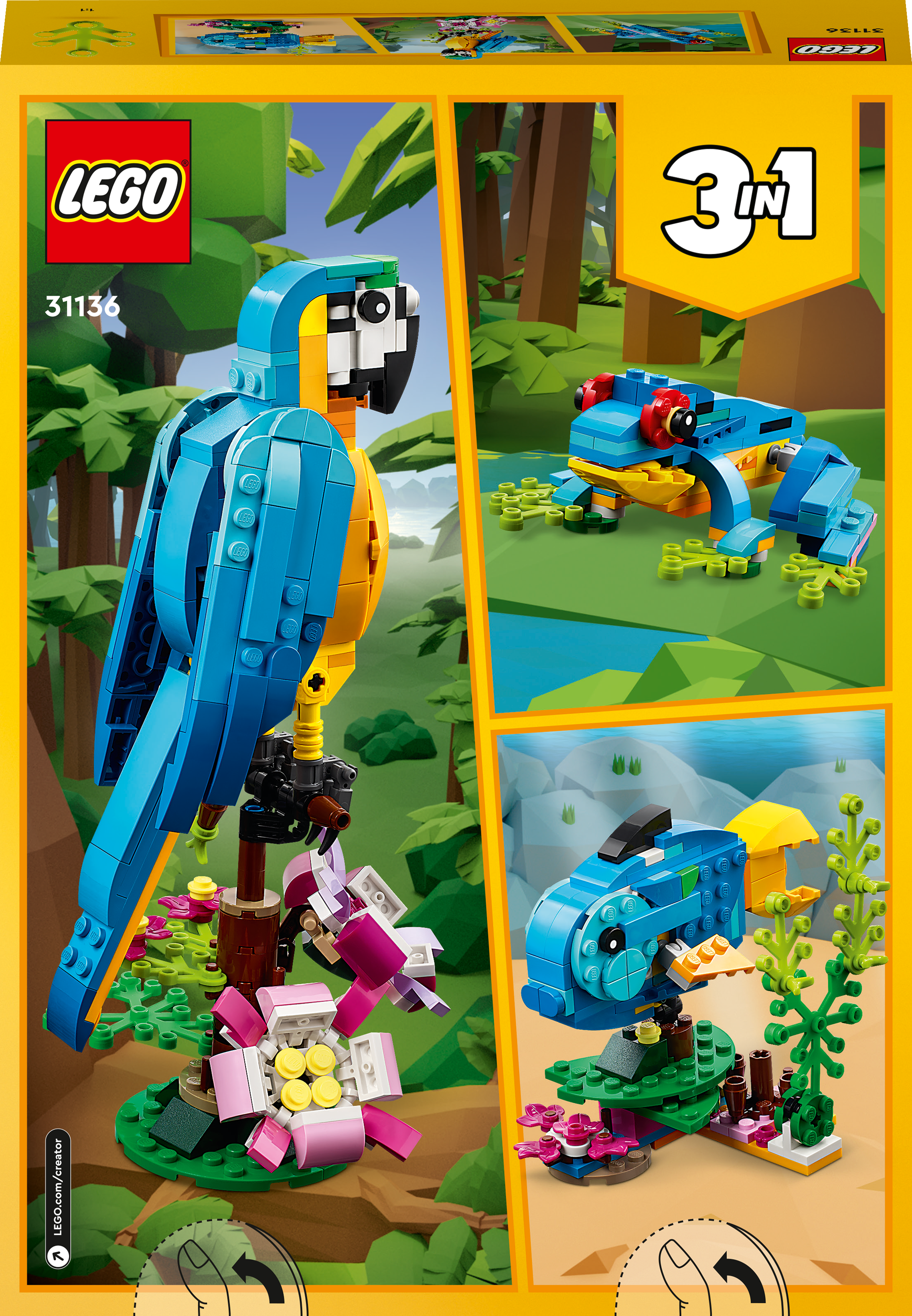 LEGO Creator Exotischer Papagei 31136 - Bild 5
