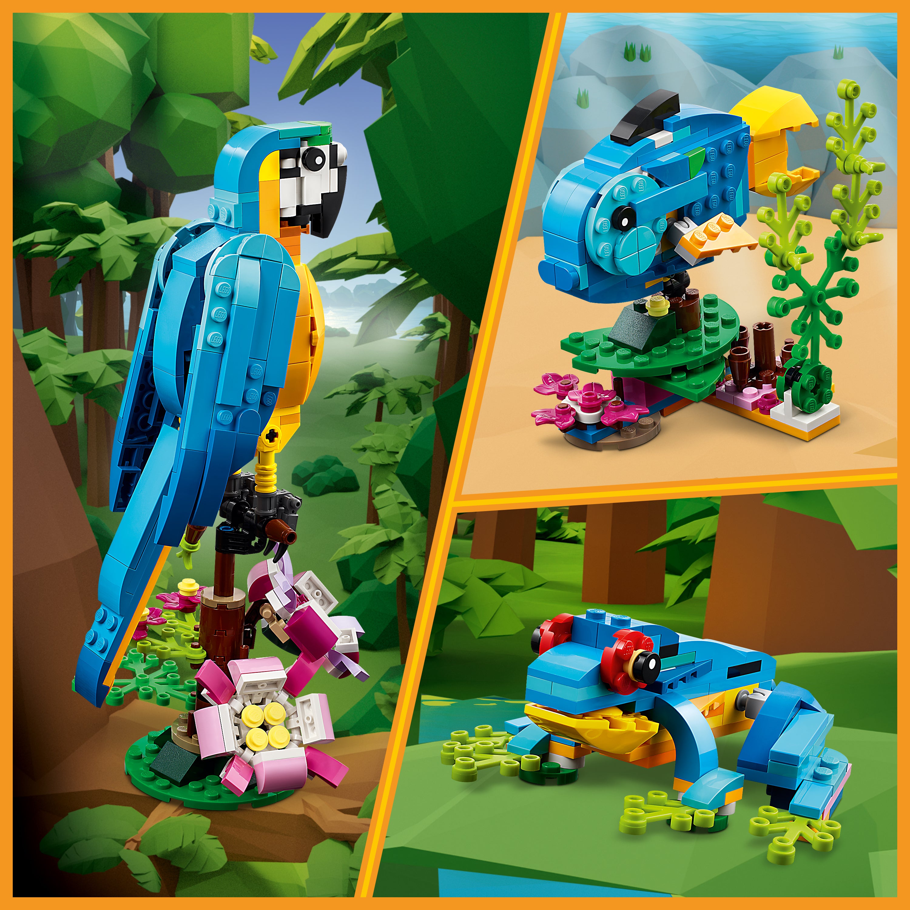 LEGO Creator Exotischer Papagei 31136 - Bild 7
