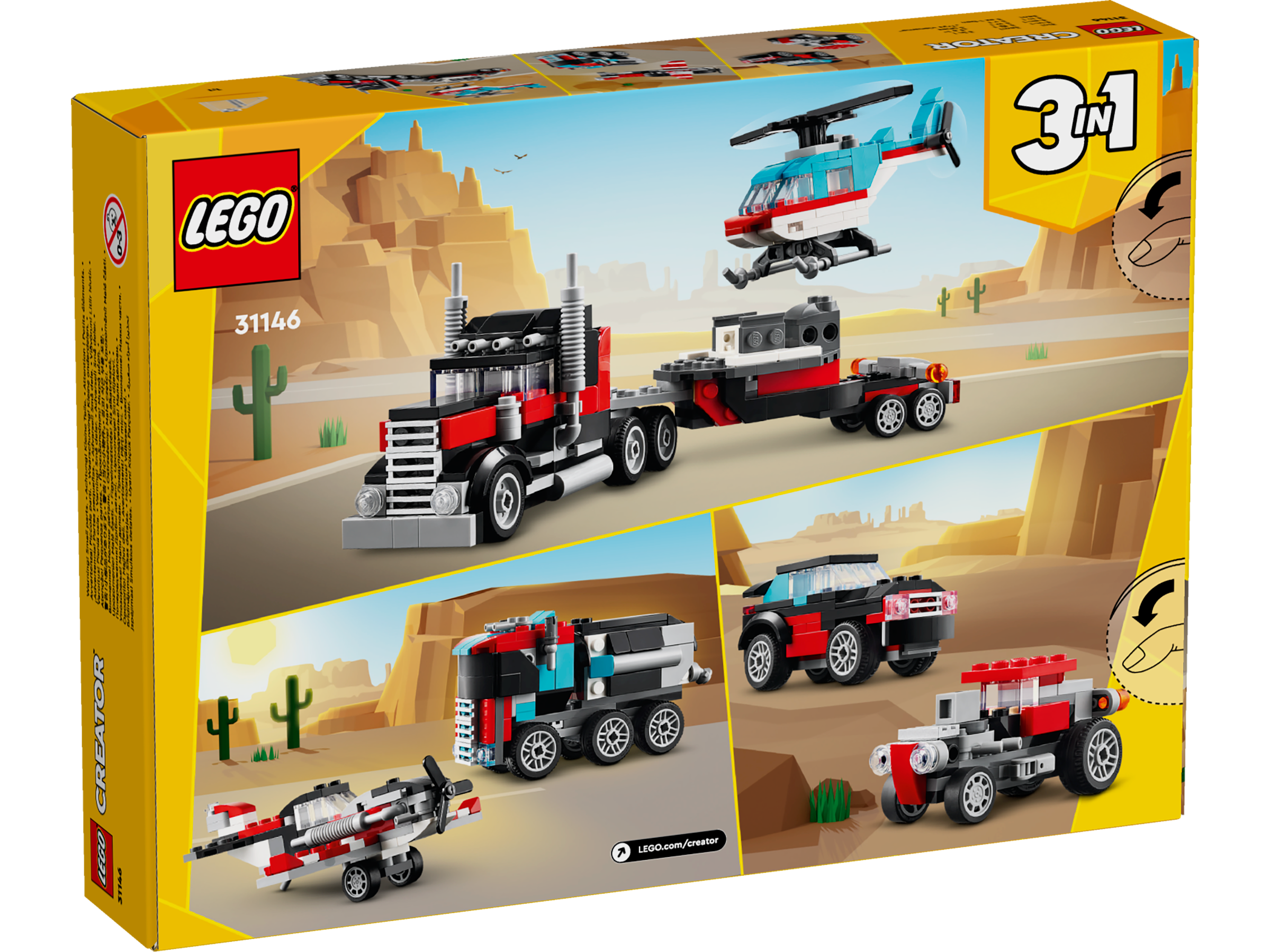 LEGO Creator Tieflader mit Hubschraber 31146 - Bild 8