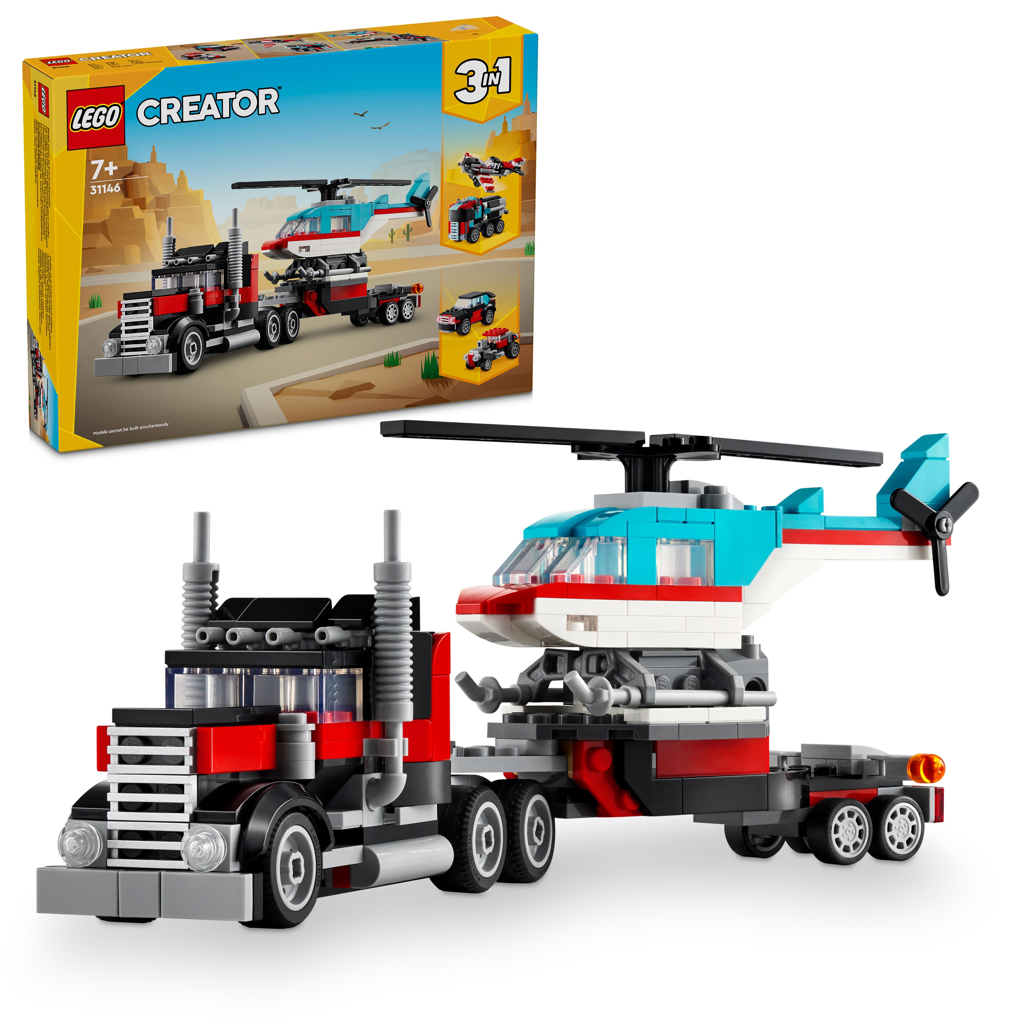 LEGO Creator Tieflader mit Hubschraber 31146 - Bild 7