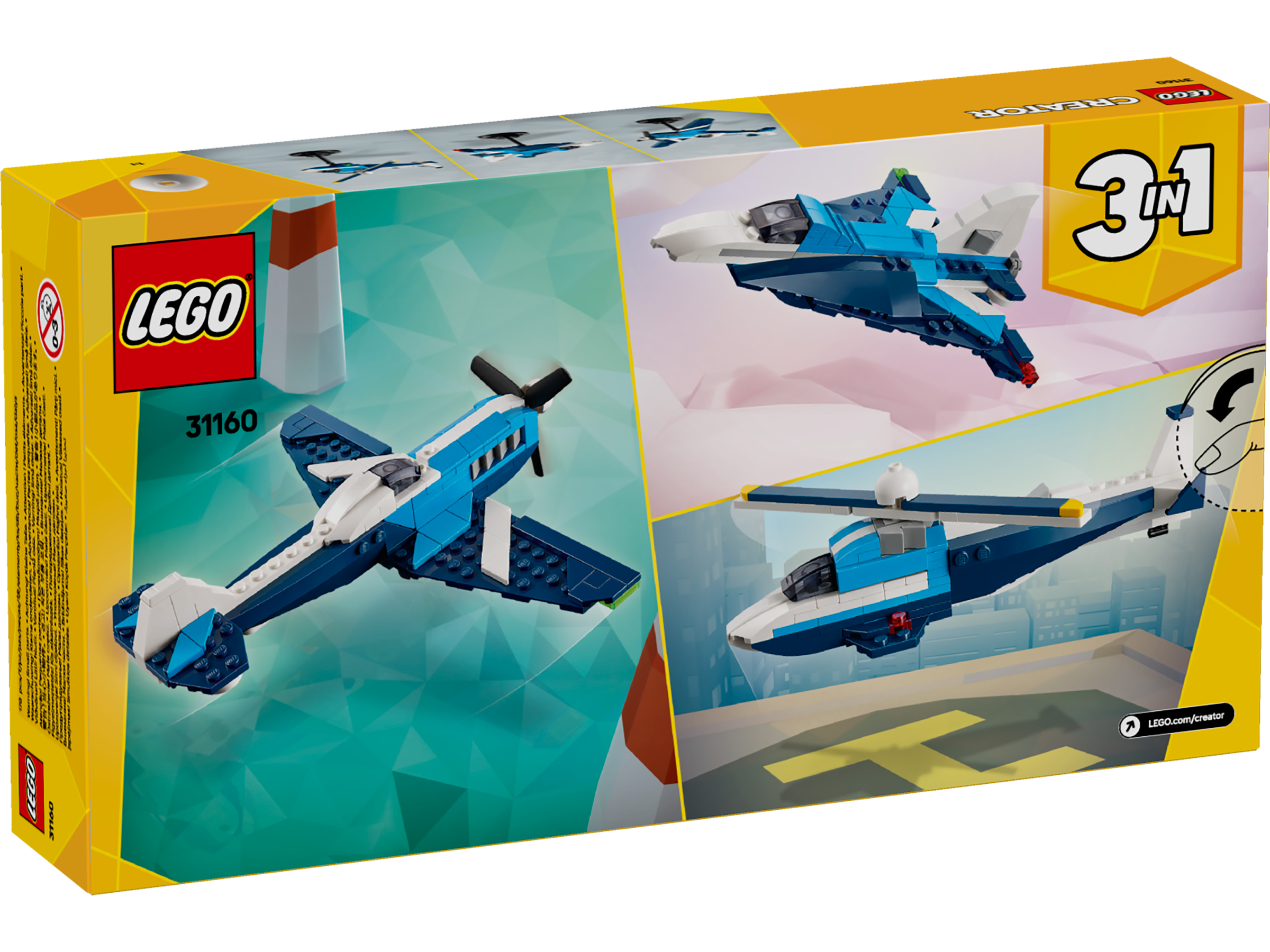 LEGO Creator Flieger 3in1: Rennflugzeug 31160 - Bild 8