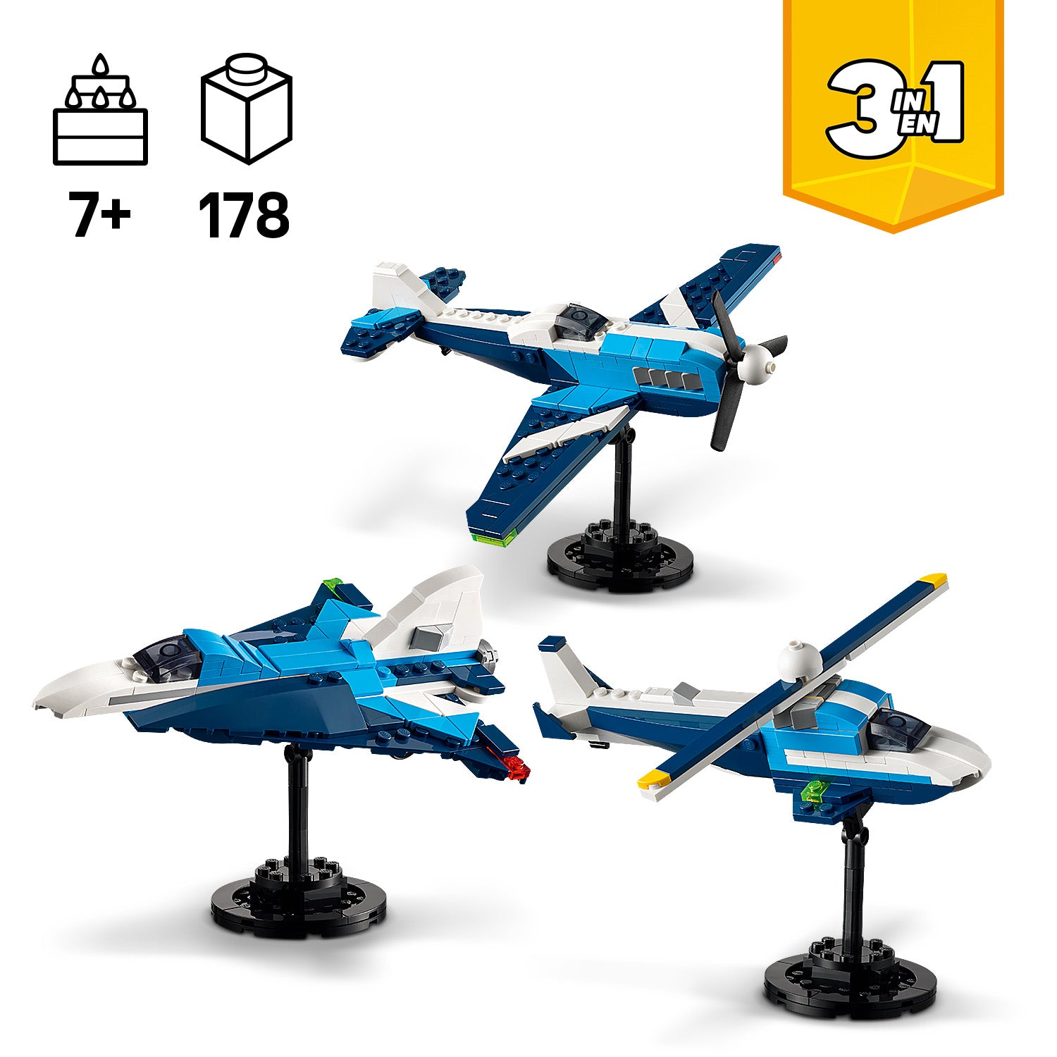LEGO Creator Flieger 3in1: Rennflugzeug 31160 - Bild 6