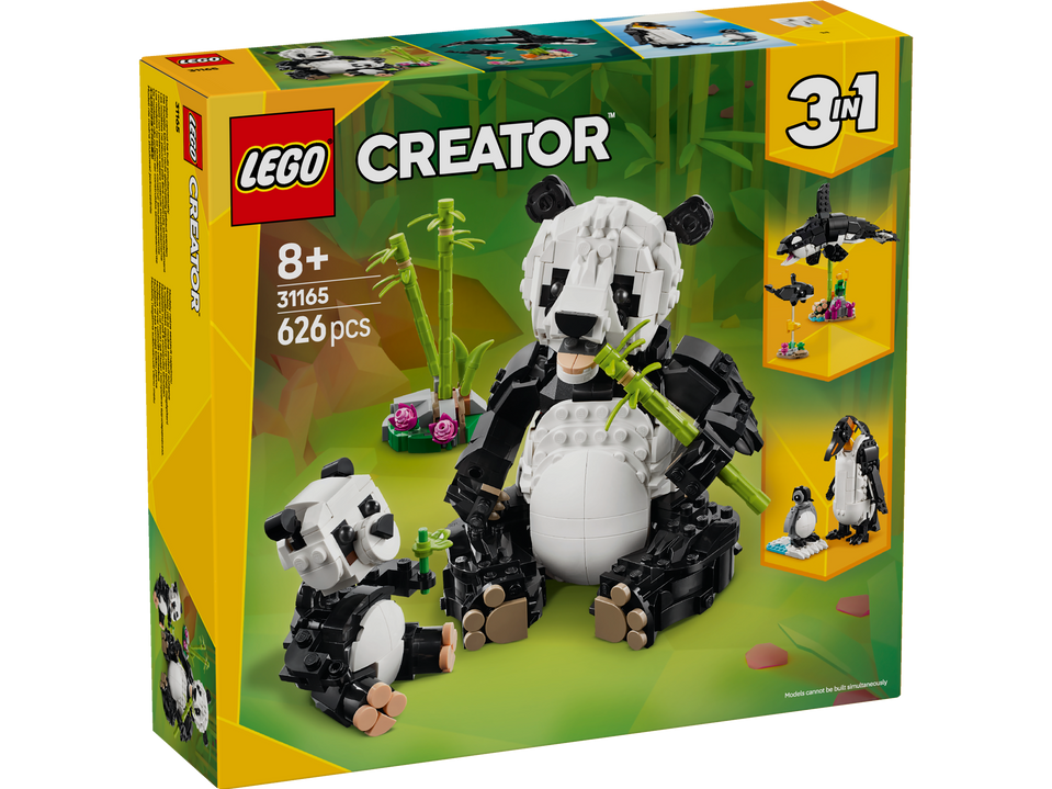 LEGO Creator 3in1 Wilde Tiere: Pandafamilie 31165