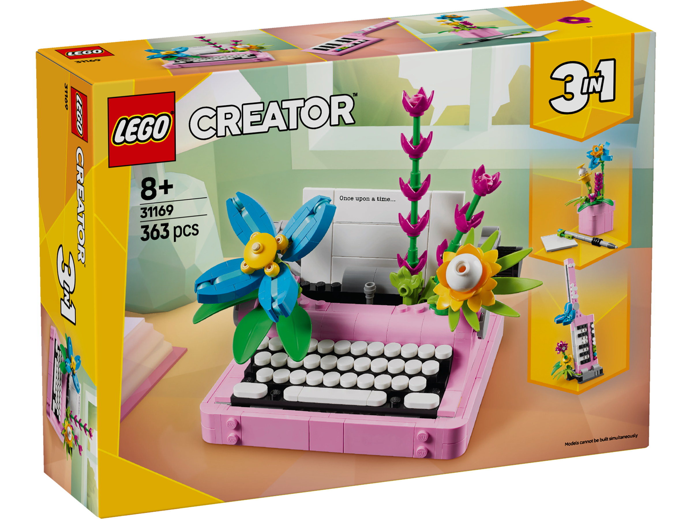 LEGO Creator 3in1 Schreibmaschine mit Blumen 31169 - Bild 1