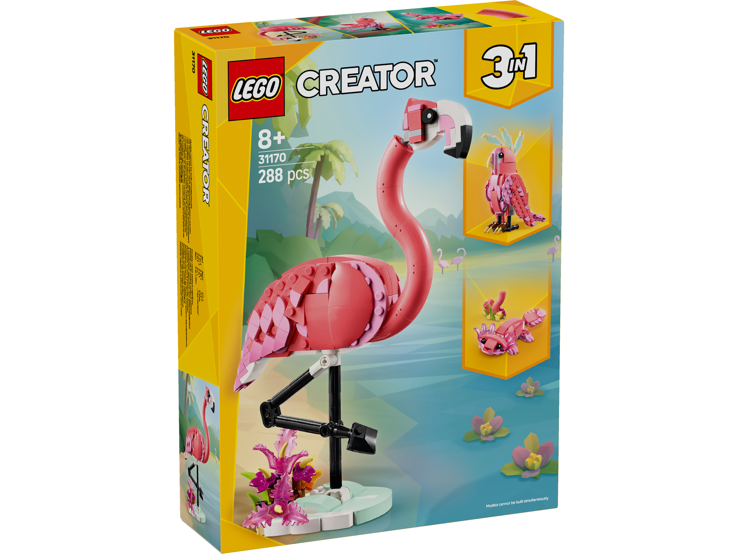 LEGO Creator 3in1 Wilde Tiere: Rosa Flamingo 31170 - Bild 1