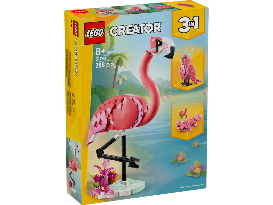 LEGO Creator 3in1 Wilde Tiere: Rosa Flamingo 31170