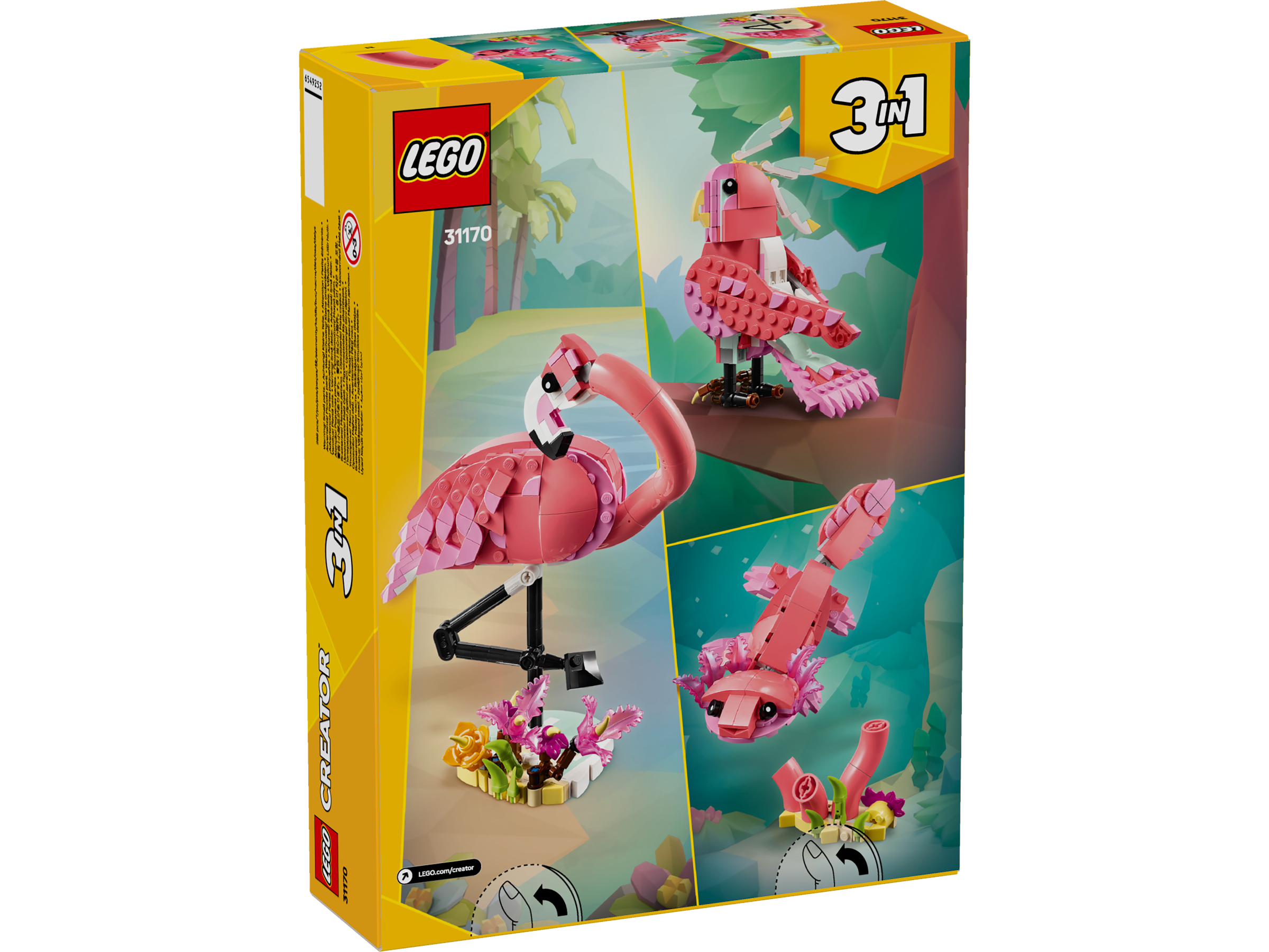 LEGO Creator 3in1 Wilde Tiere: Rosa Flamingo 31170 - Bild 7