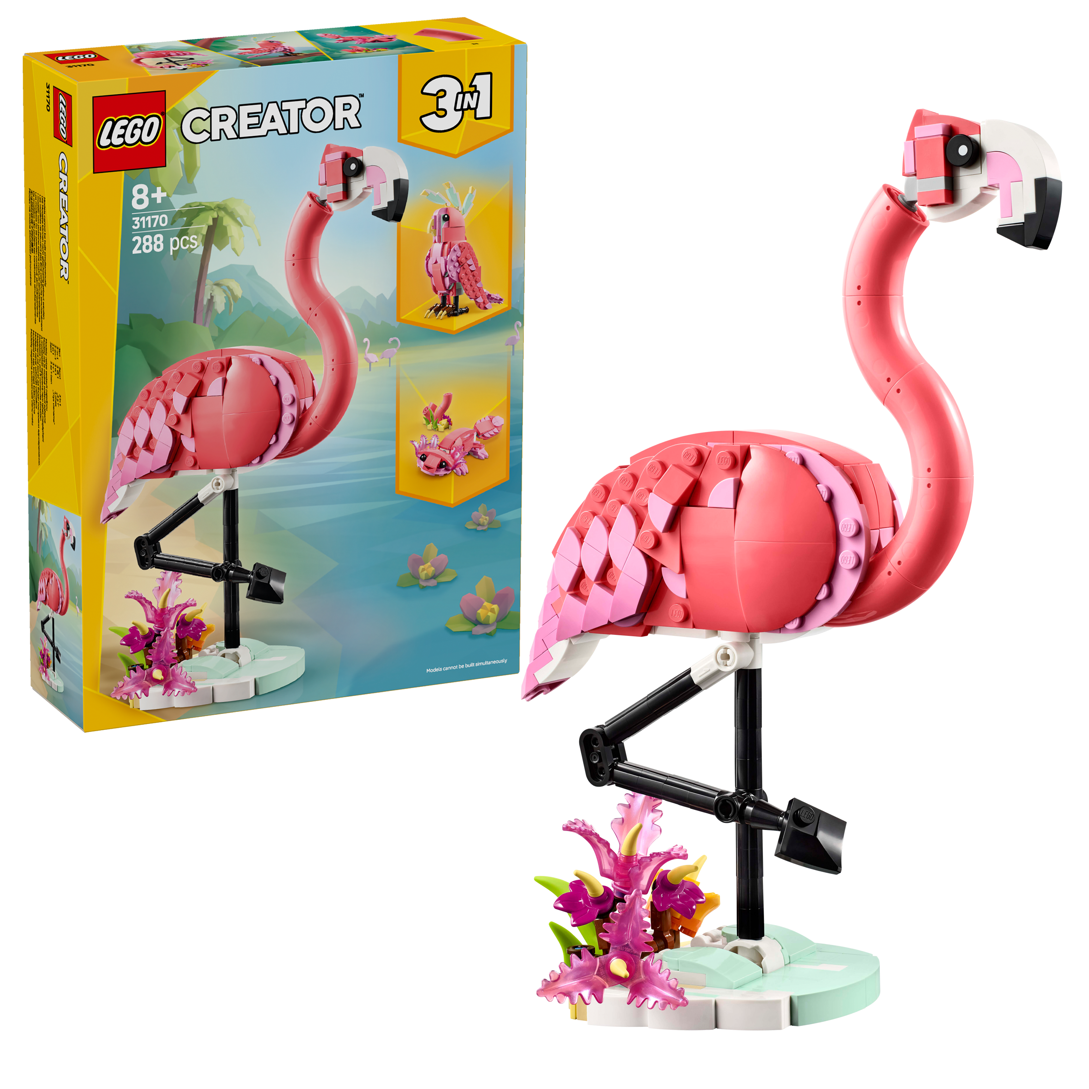 LEGO Creator 3in1 Wilde Tiere: Rosa Flamingo 31170 - Bild 6