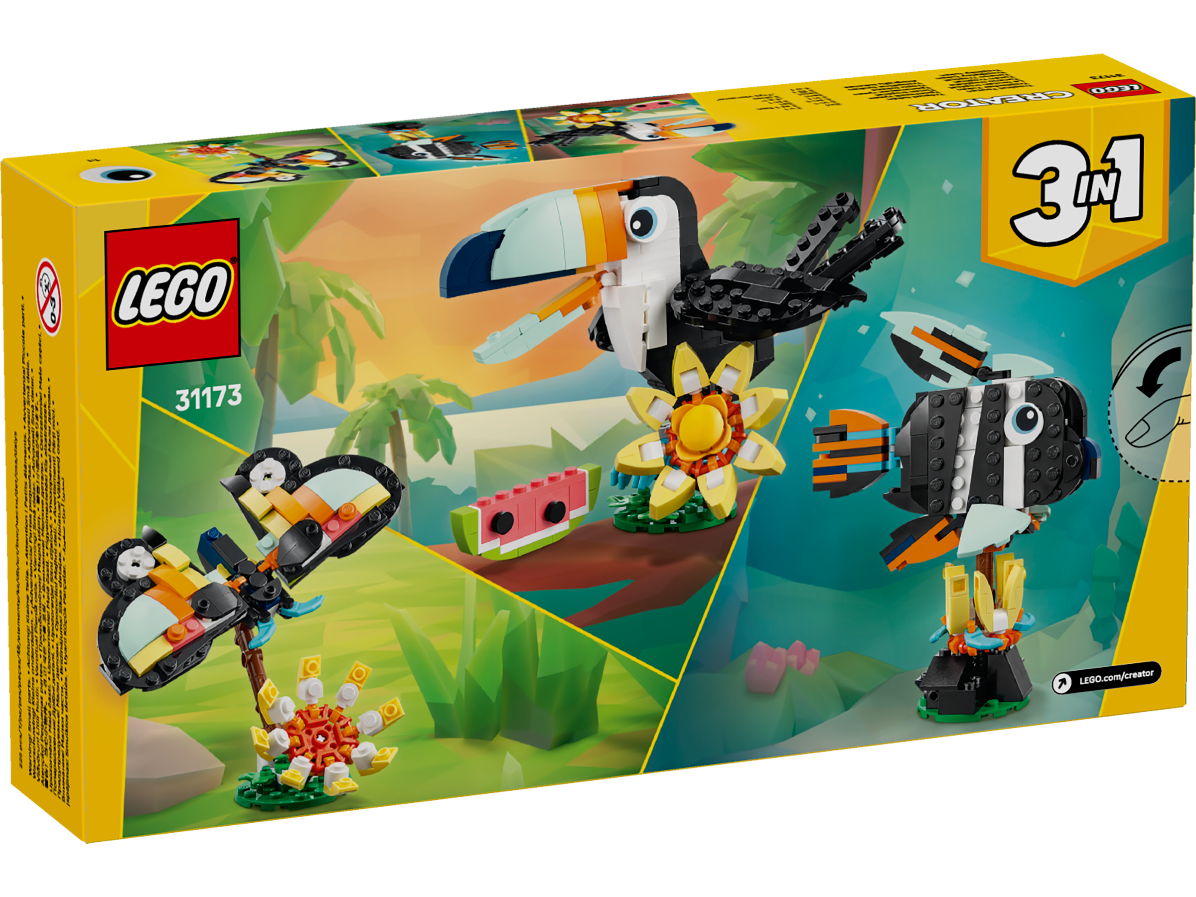 LEGO Creator Wilde Tiere:  Tropischer Tukan 31173 - Bild 8