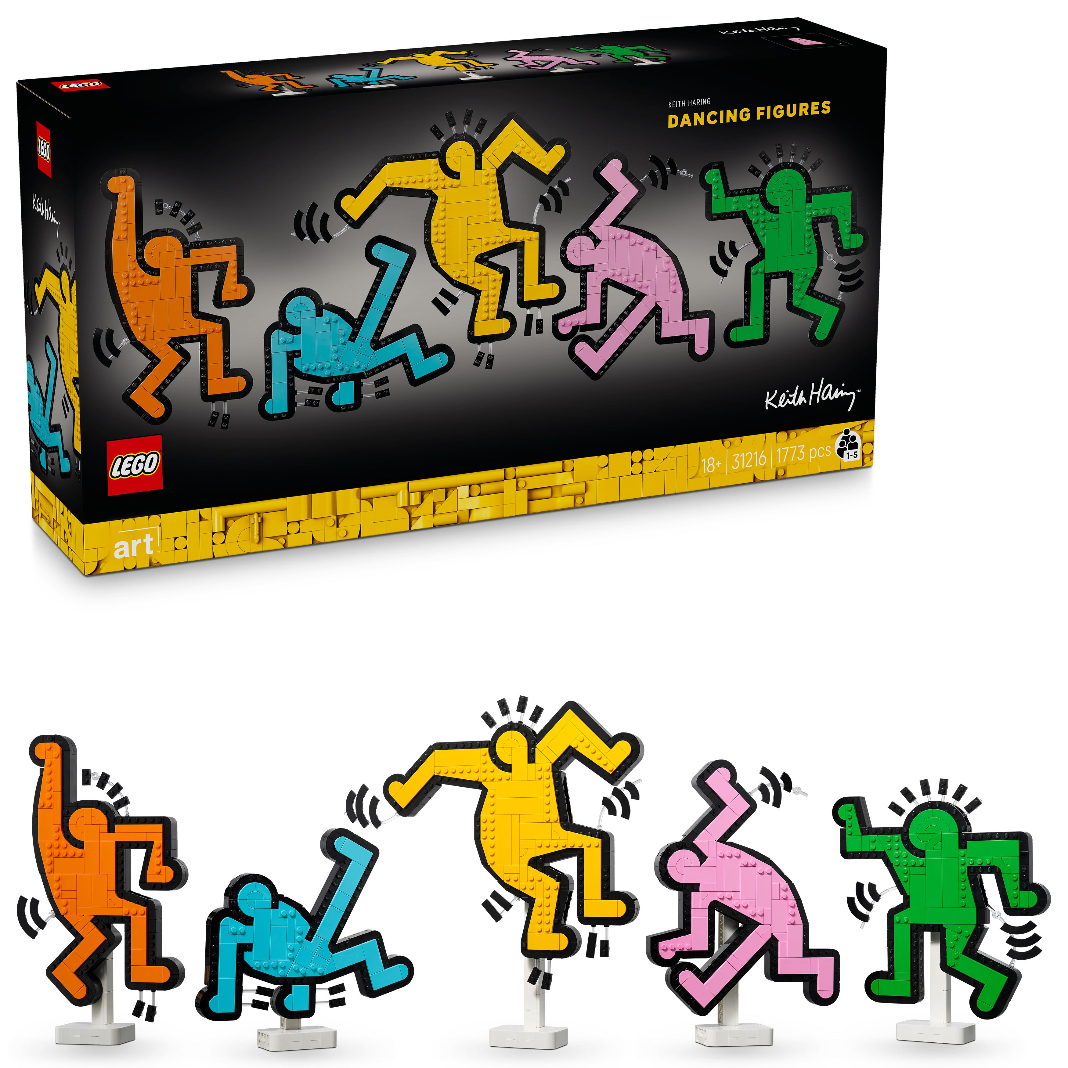 LEGO ART Keith Haring – Tanzende Figuren 31216 - Bild 7