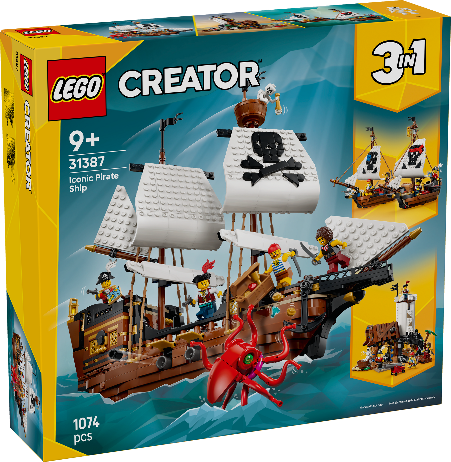LEGO Creator 3-in-1 Legendäres Piratenschiff 3187