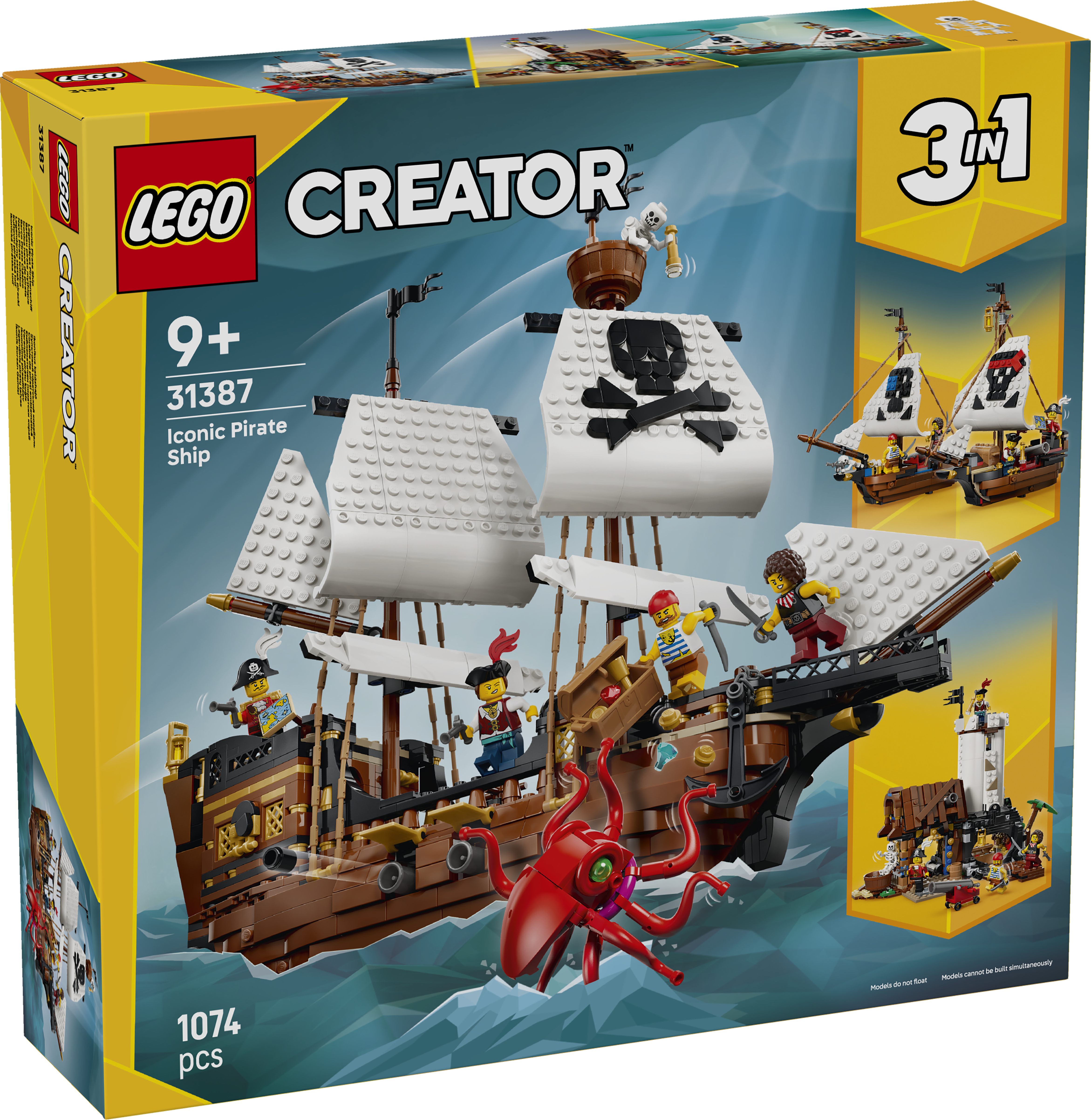LEGO Creator 3-in-1 Legendäres Piratenschiff 3187 - Bild 1