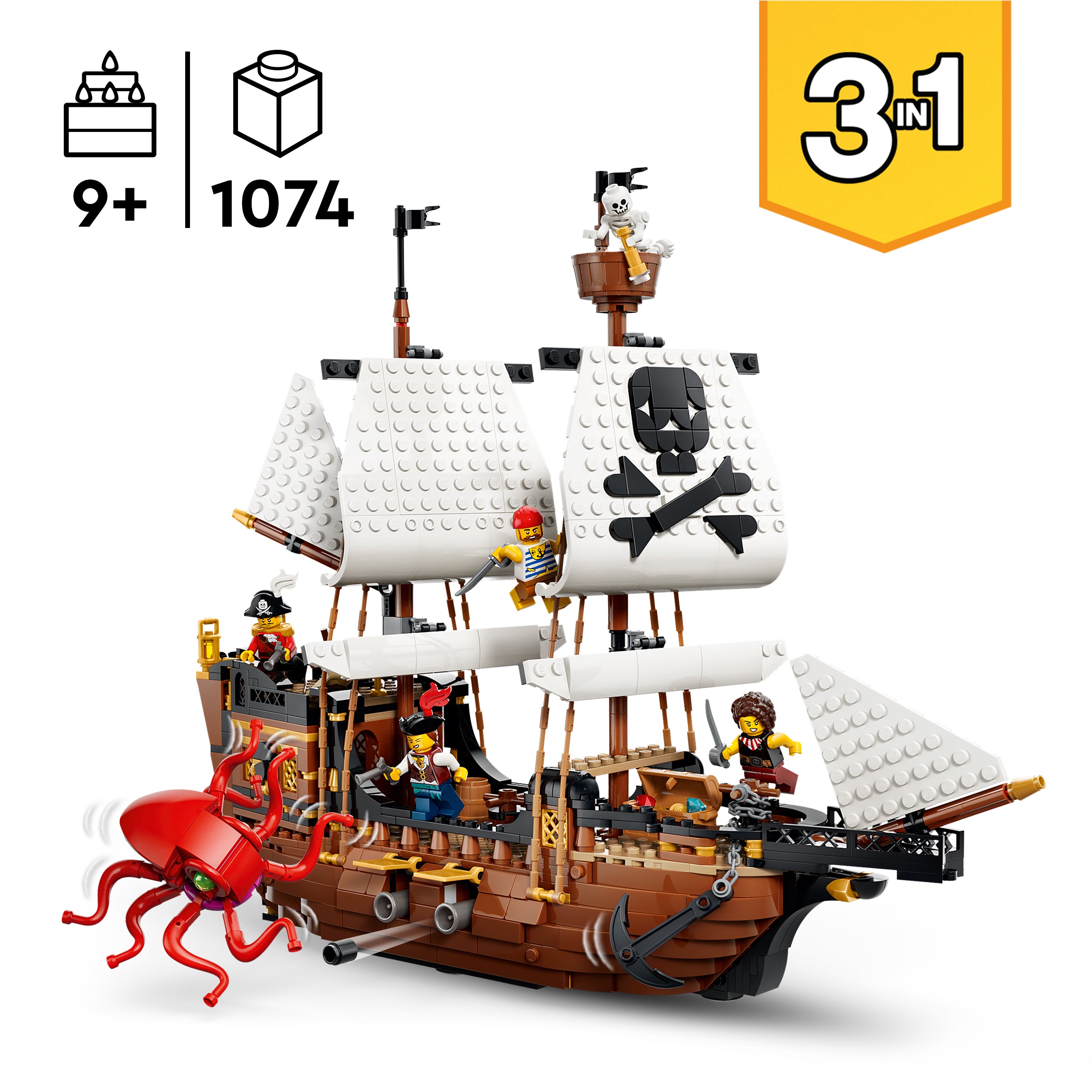 LEGO Creator 3-in-1 Legendäres Piratenschiff 3187 - Bild 7