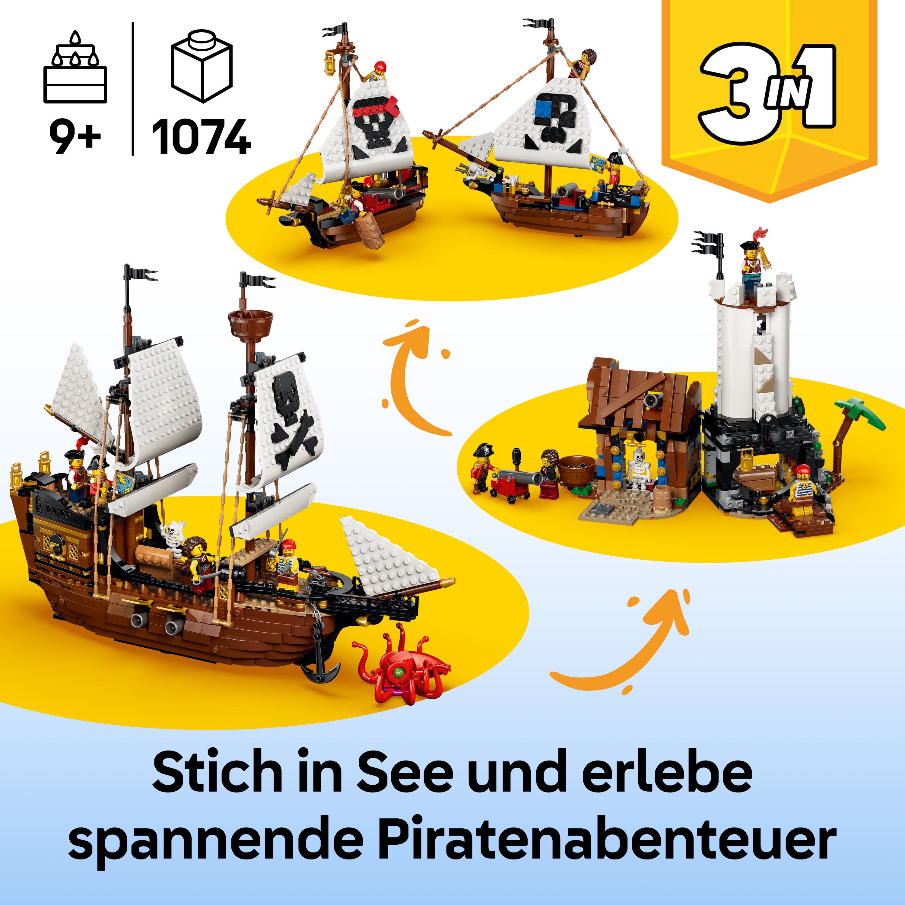 LEGO Creator 3-in-1 Legendäres Piratenschiff 3187 - Bild 9