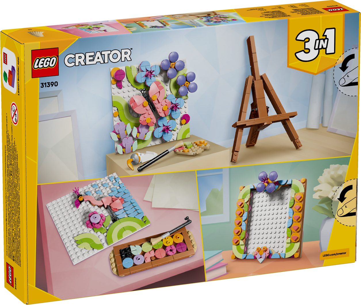 LEGO Creator 3-in-1 Deko-Blumengemälde 31390