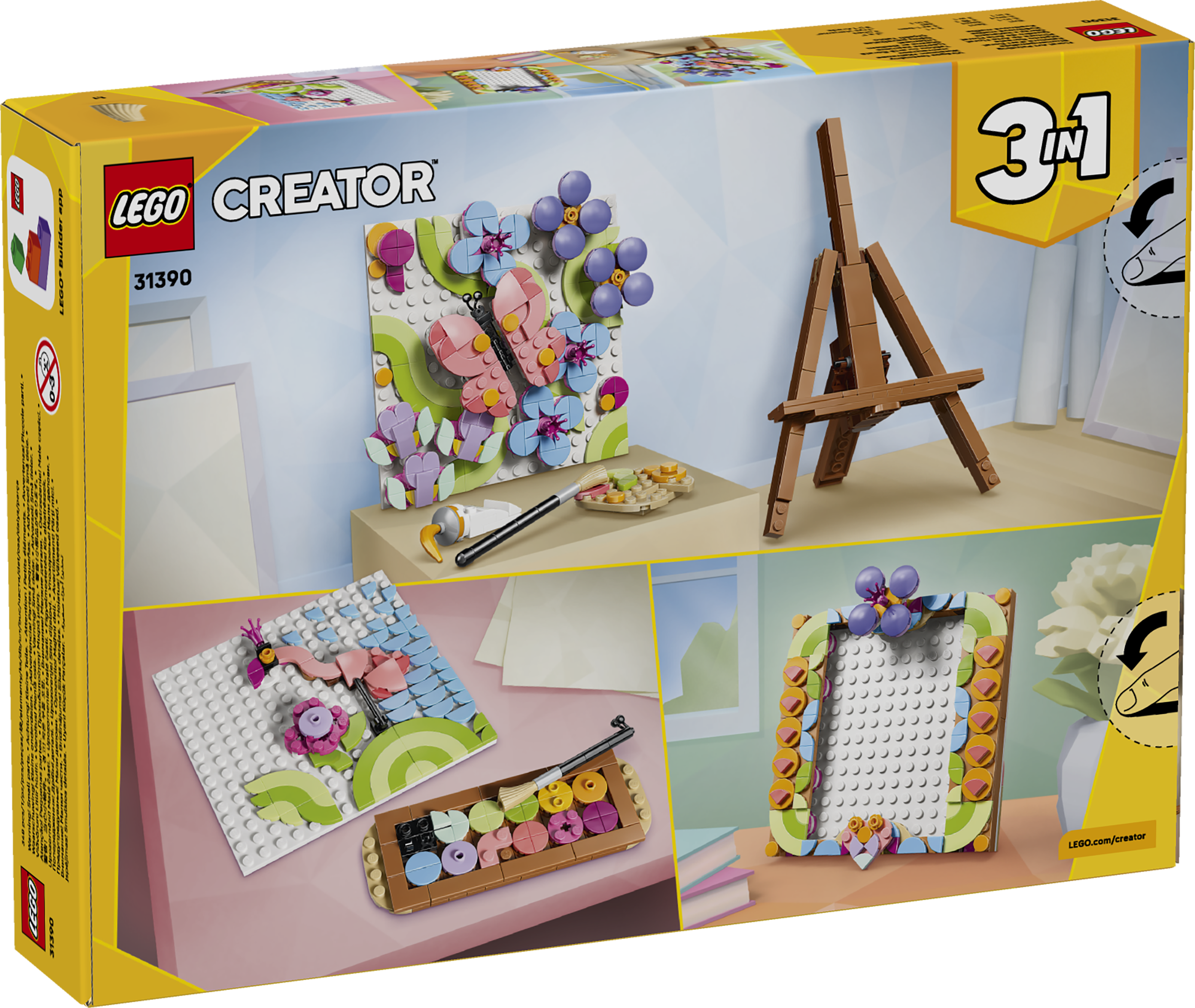 LEGO Creator 3-in-1 Deko-Blumengemälde 31390 - Bild 1