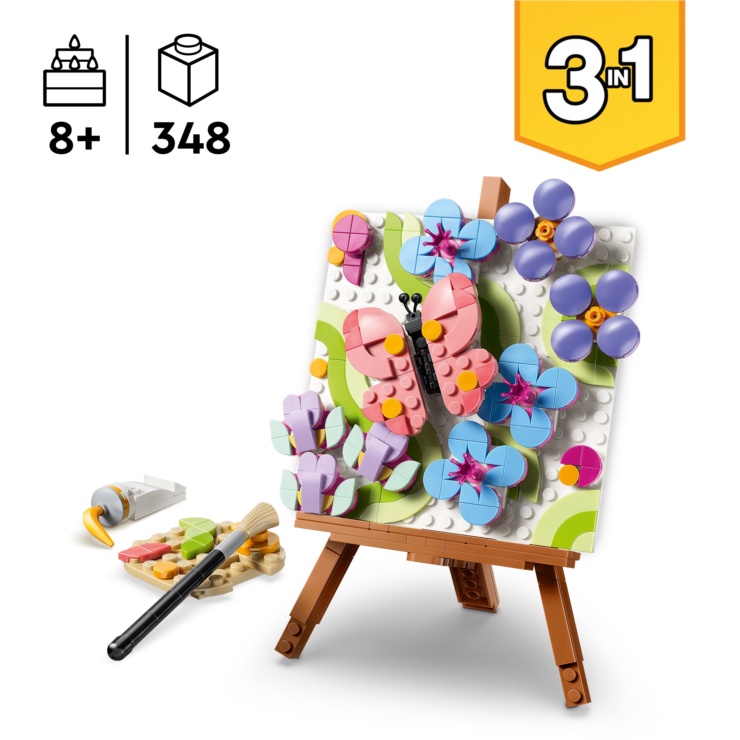 LEGO Creator 3-in-1 Deko-Blumengemälde 31390 - Bild 7