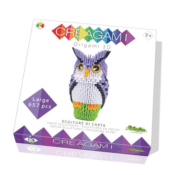 Origami 3D Eule 657 Teile - Bild 1