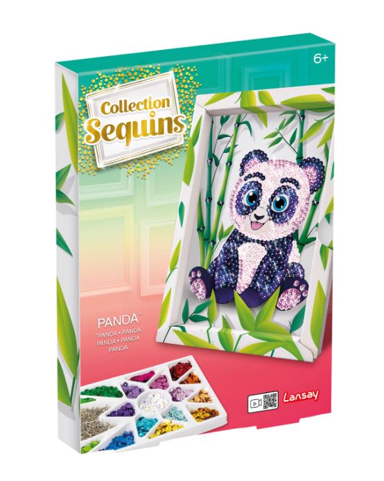 Sequins Paillettenkunst Panda - Bild 3