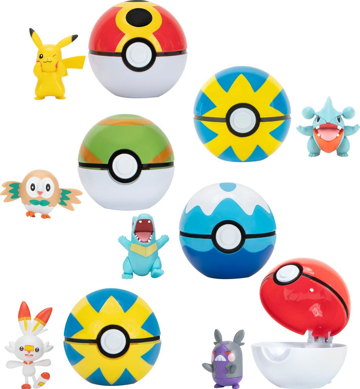 Pokémon Clip n go Figuren im Ball