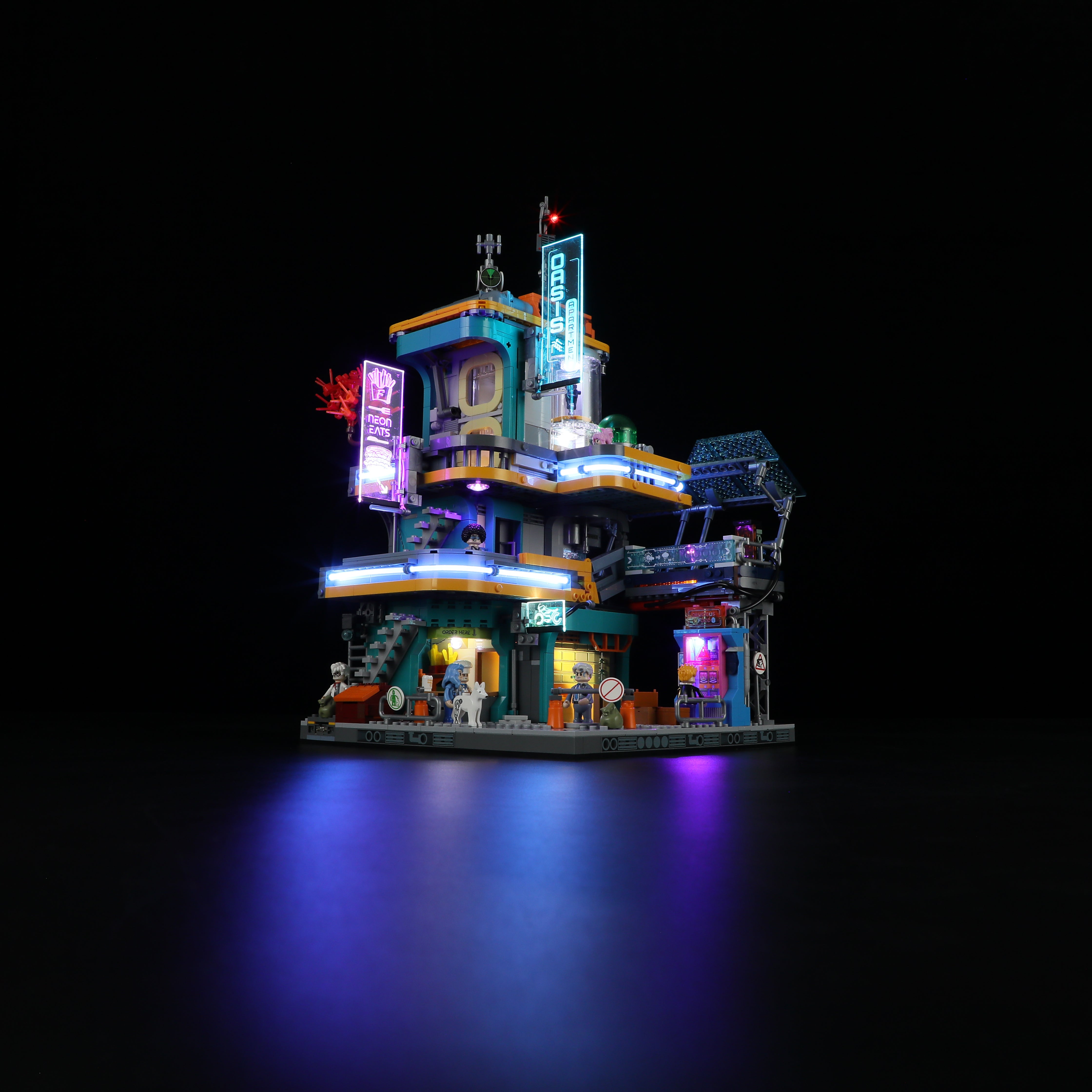 Lumibricks Cyberpunk Apartment F9042 - Bild 6