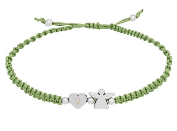 Armband Schutzengel  Initiale : V - Bild 2