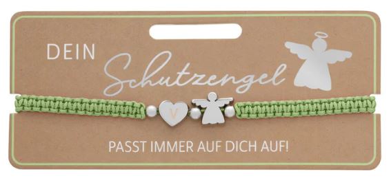 Armband Schutzengel  Initiale : V - Bild 1
