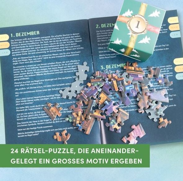 Adventskalender Puzzle Rätsel : Im Labor der Winterhexe - Bild 3