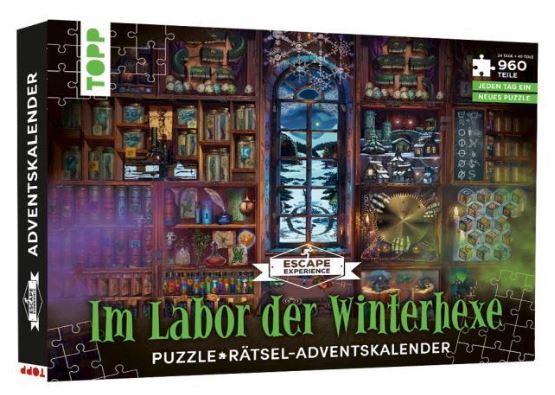 Adventskalender Puzzle Rätsel : Im Labor der Winterhexe - Bild 1