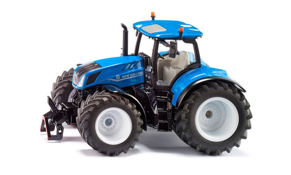 Siku New Holland T7.315 HD 3291 in Blau, Seitenansicht