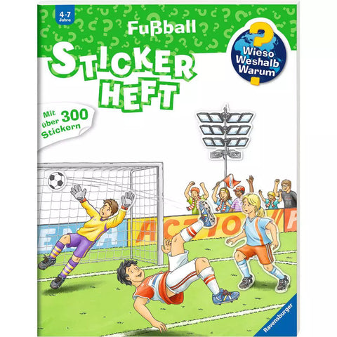 Wieso? Weshalb? Warum? Stickerheft Fussball 32962, Cover