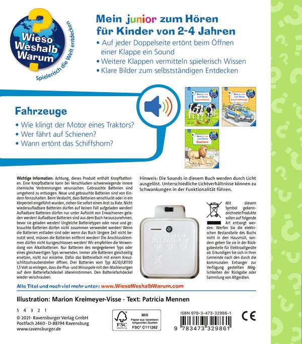 WWW Mein junior zum Hören Band 4 Fahrzeuge - Bild 3