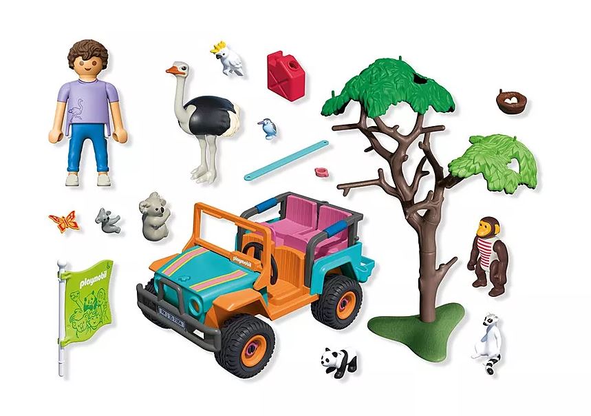 PLAYMOBIL Animals & Friends: Bunter Geländerwagen 71854 - Bild 3