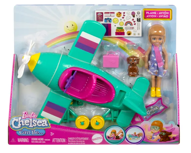 Barbie Chelsea mit Flieger - Bild 1