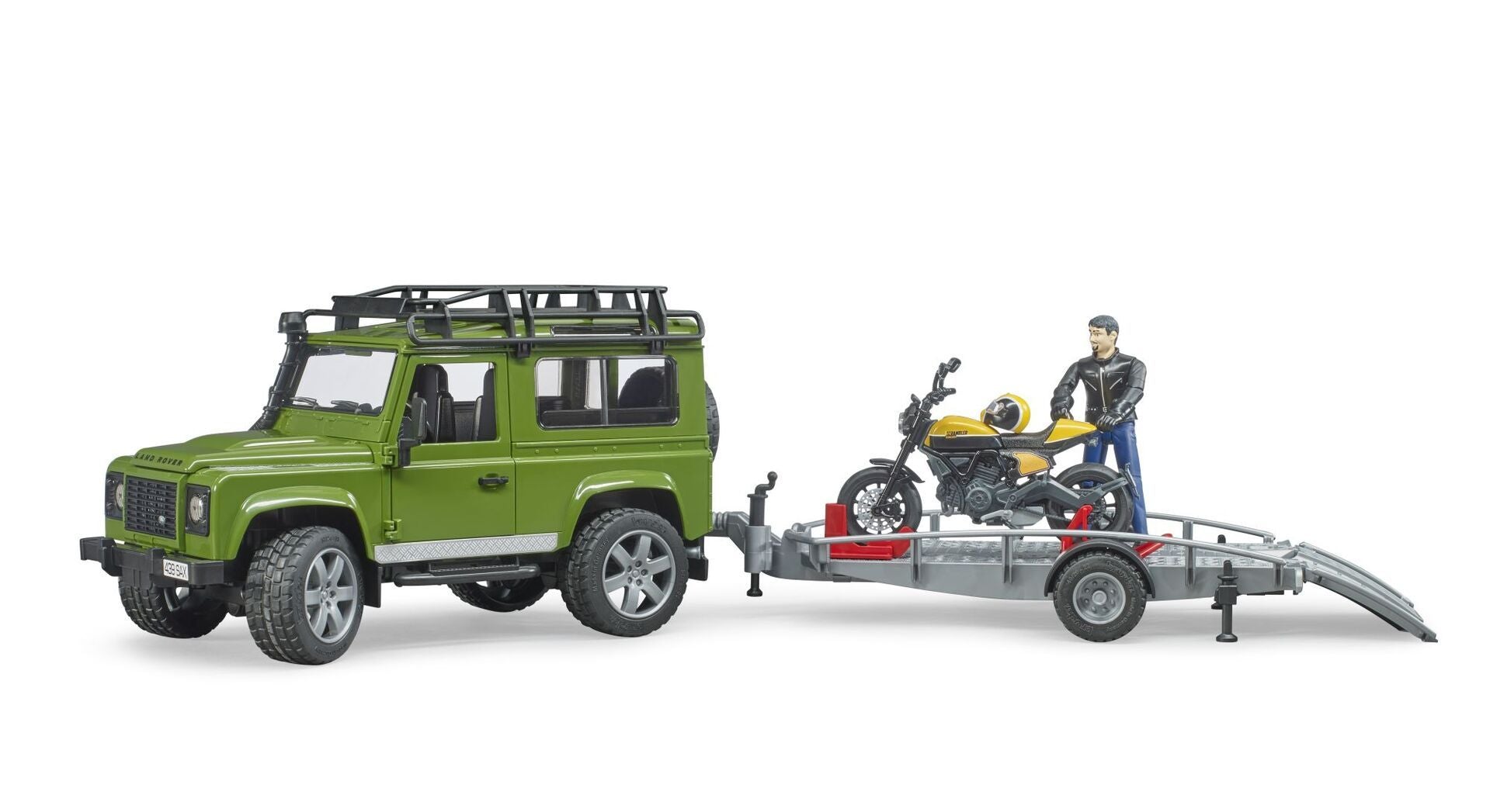 Bruder 02589 Land Rover Defender mit Anhänger - Bild 4