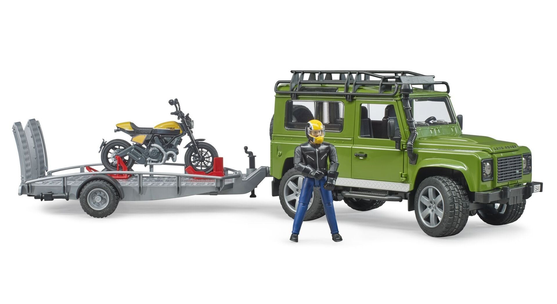 Bruder 02589 Land Rover Defender mit Anhänger - Bild 6