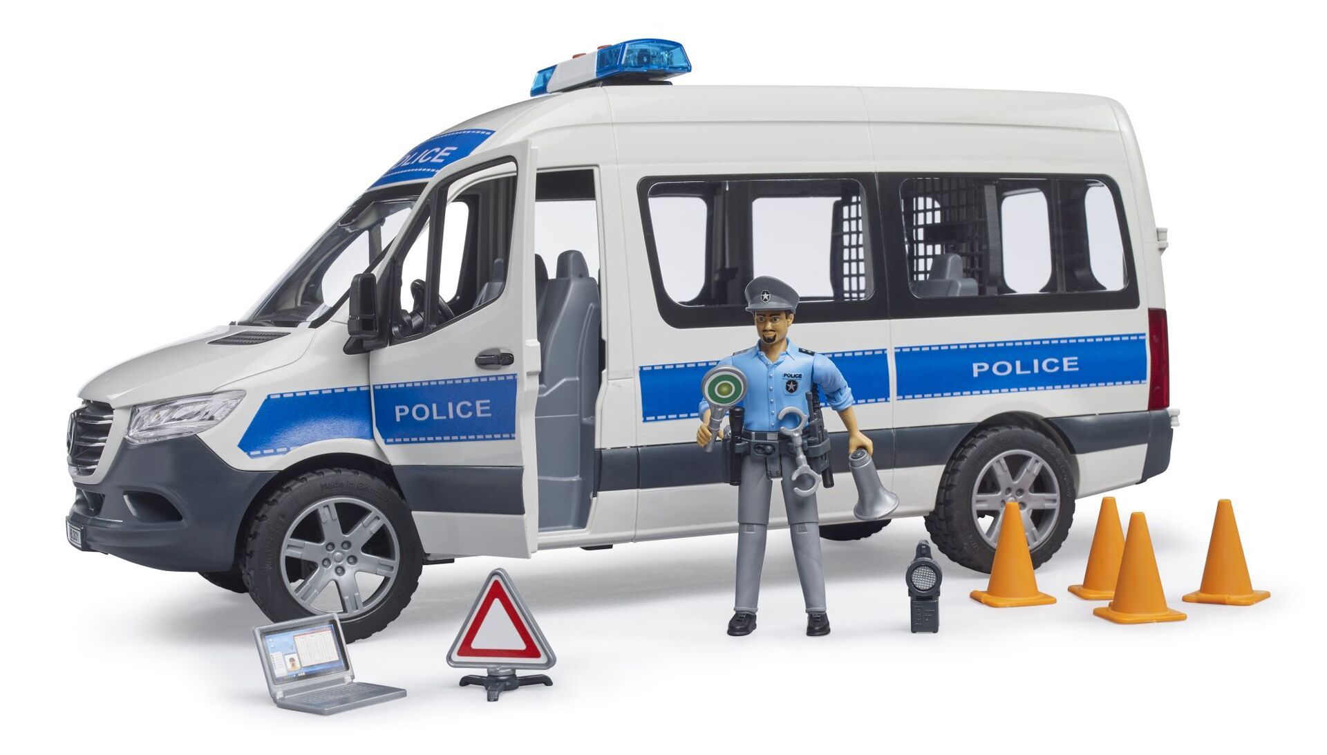 Bruder 02683 MB Sprinter Polizei Einsatzfahrzeug L+S - Bild 3