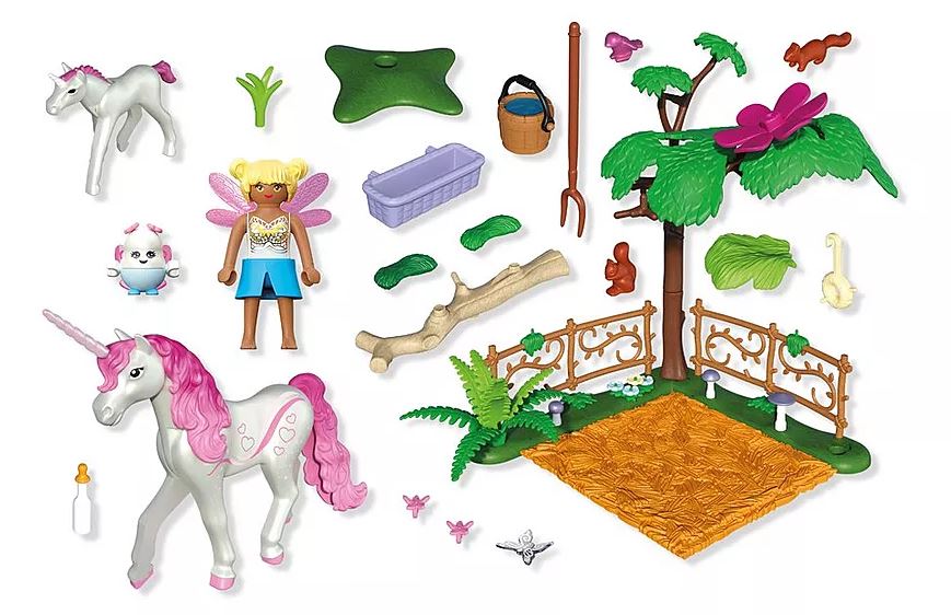 PLAYMOBIL Zauberhafter Einhorn- Stall für Mama und Fohlen 71839 - Bild 3