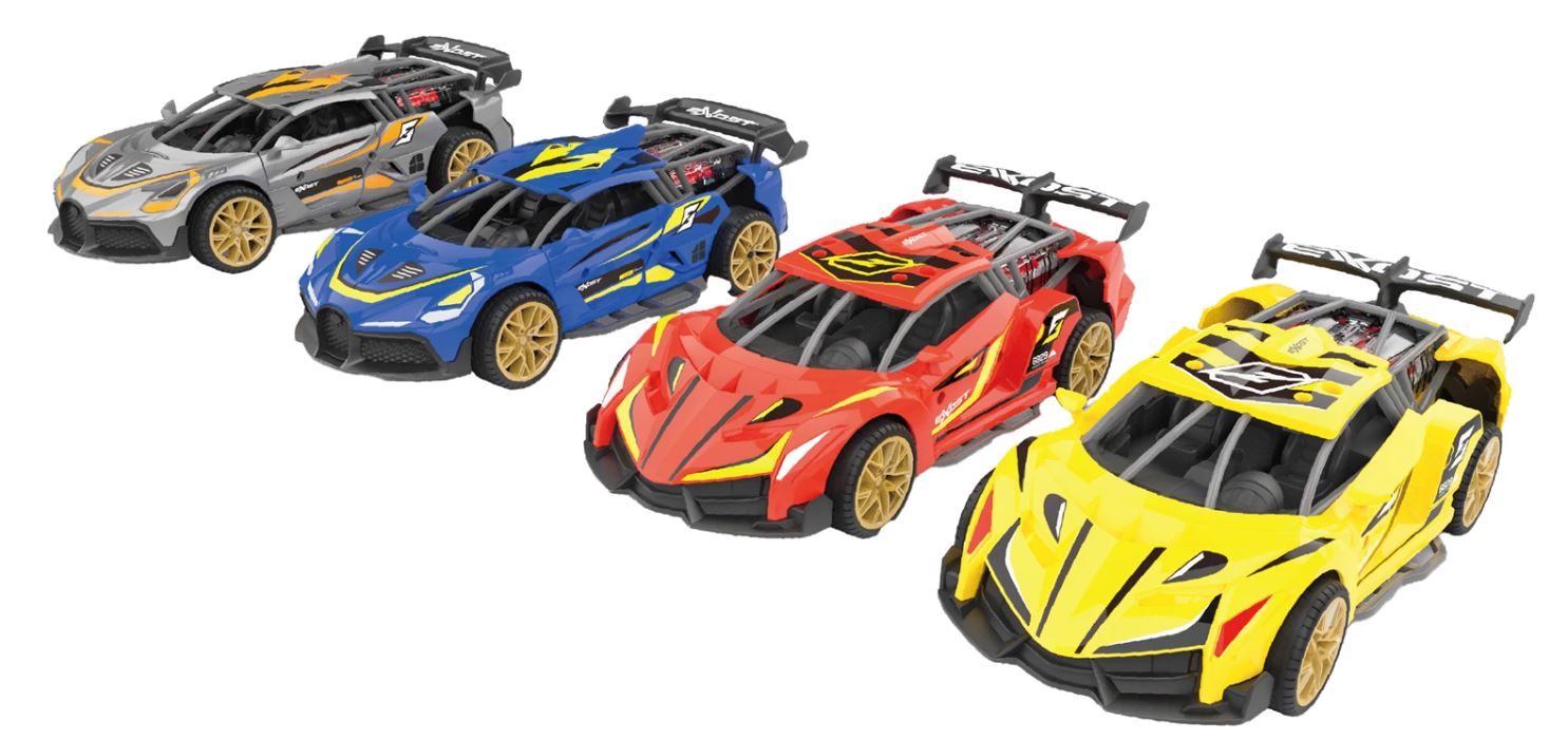 Exost Rennauto mit Rückzug, Licht und Sound - Bild 2