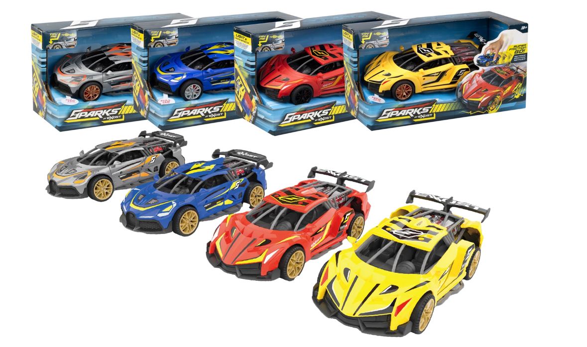 Exost Rennauto mit Rückzug, Licht und Sound - Bild 1