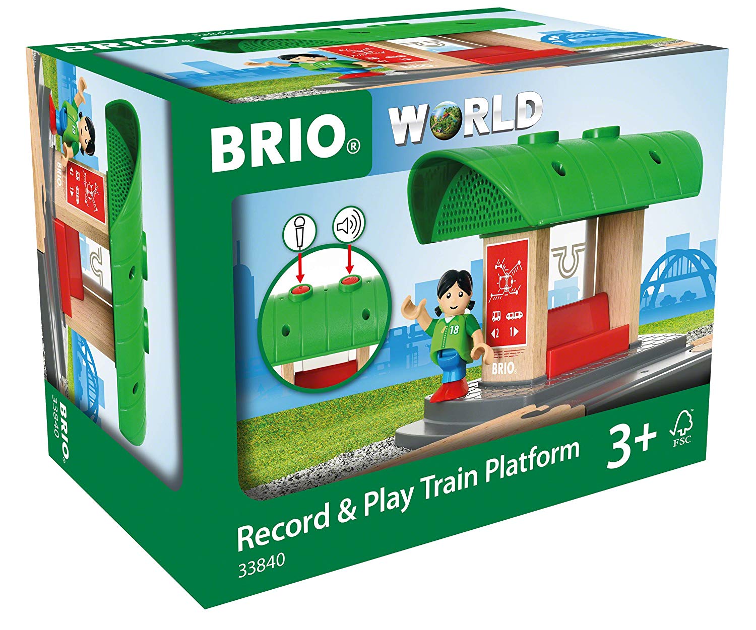Brio Bahnhof mit Aufnahmefunktion 33840 - Bild 1