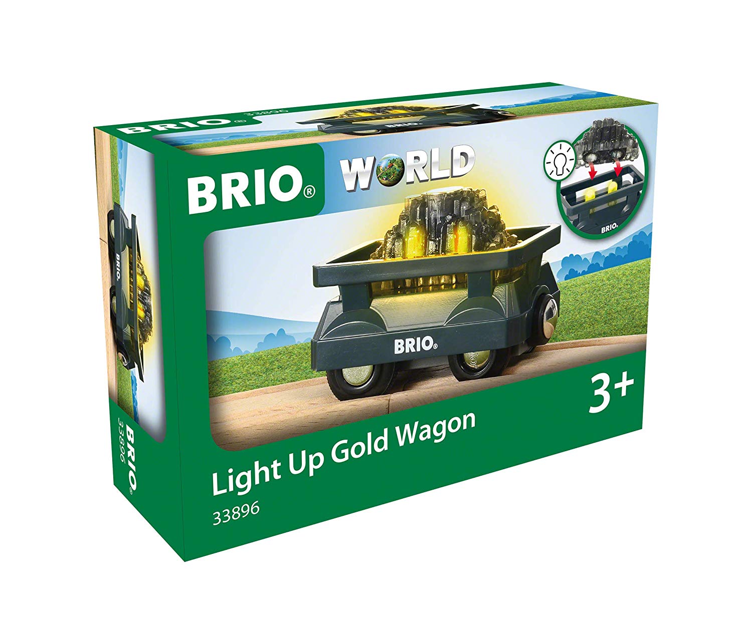 Brio Goldwagon mit Licht 33896 - Bild 1