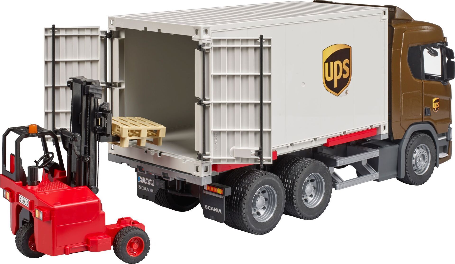 Bruder 03582 Scania Super 560R UPS Logistik-LKW - Bild 5