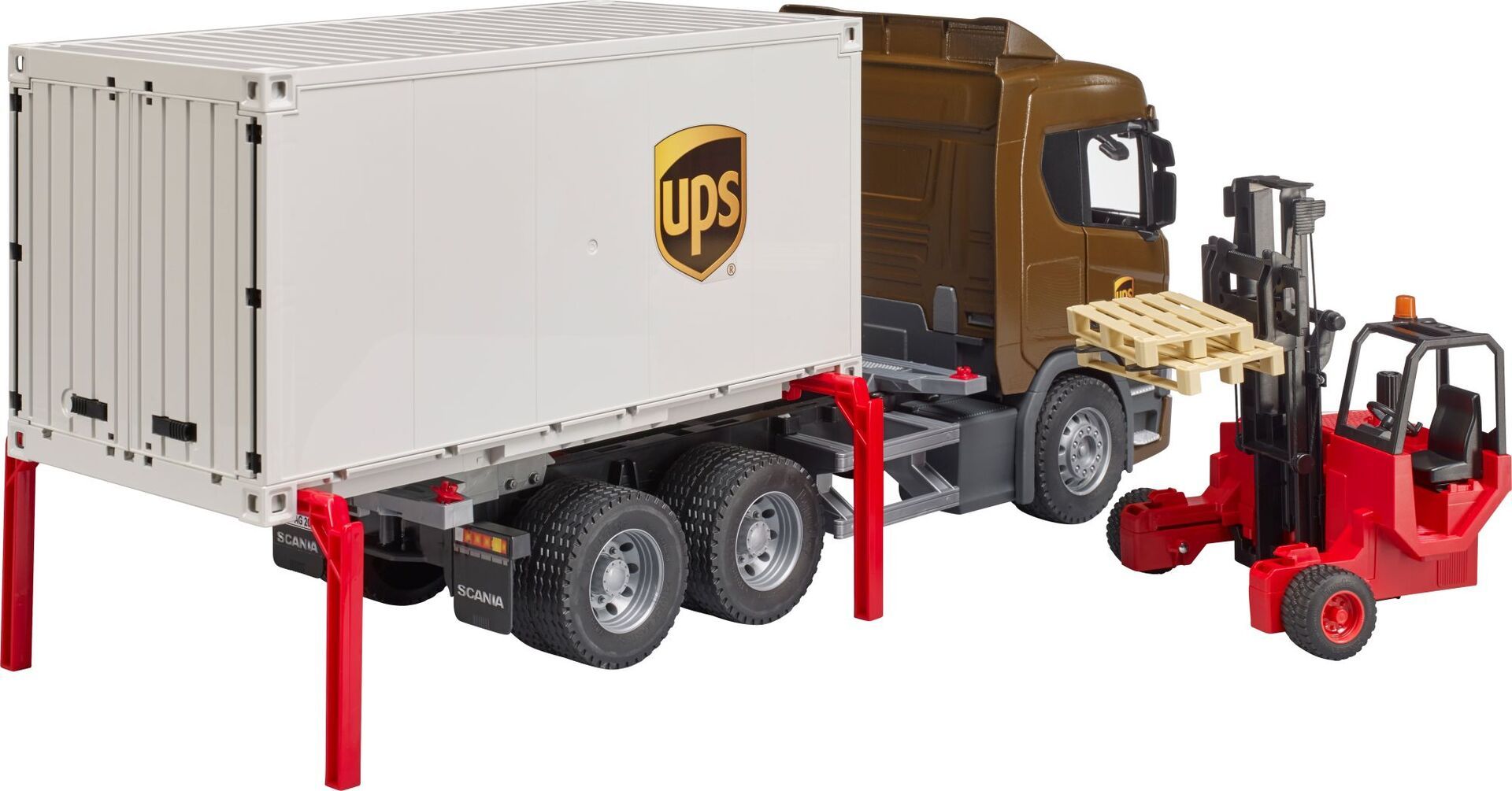 Bruder 03582 Scania Super 560R UPS Logistik-LKW - Bild 6