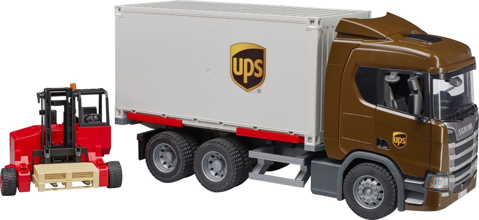 Bruder 03582 Scania Super 560R UPS Logistik-LKW - Bild 7